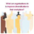 What can organisations do to improve diversification in their workplace?