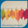 Discussing retirement