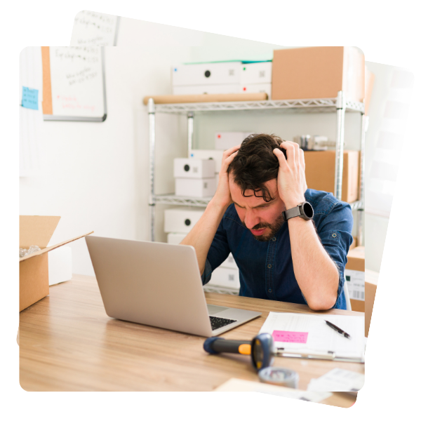 HR support services in kent helping a frustrated man